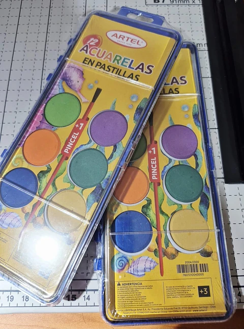 Acuarela 12 Colores Caja Artel