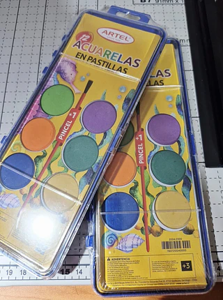 Acuarela 12 Colores Caja Artel