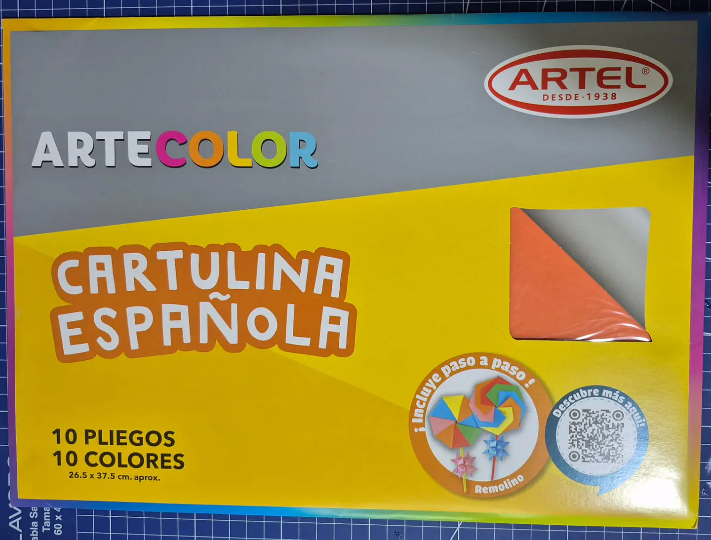 Carp. Escolar Cartulina Española Artel 1