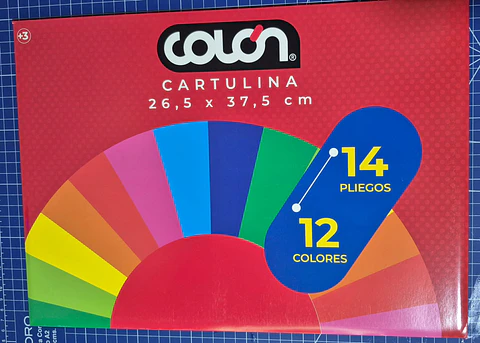 Carp. Escol. Cartulina 18 Pliegos