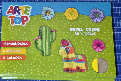 Carp. Escolar Papel Crepé