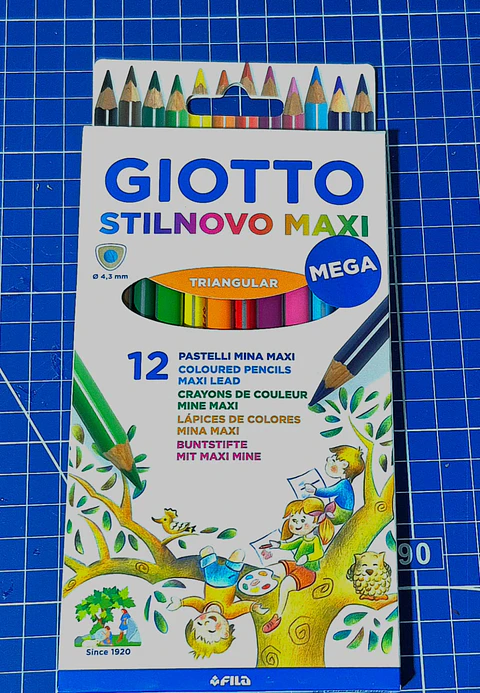 Lapices 12 Col Largos Triangulares +3 Grafitos Faber Castell