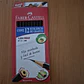 Lapices 12 Col Largos Triangulares +3 Grafitos Faber Castell - Miniatura 3