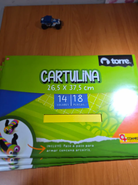 Carp. Escol. Cartulina 18 Pliegos