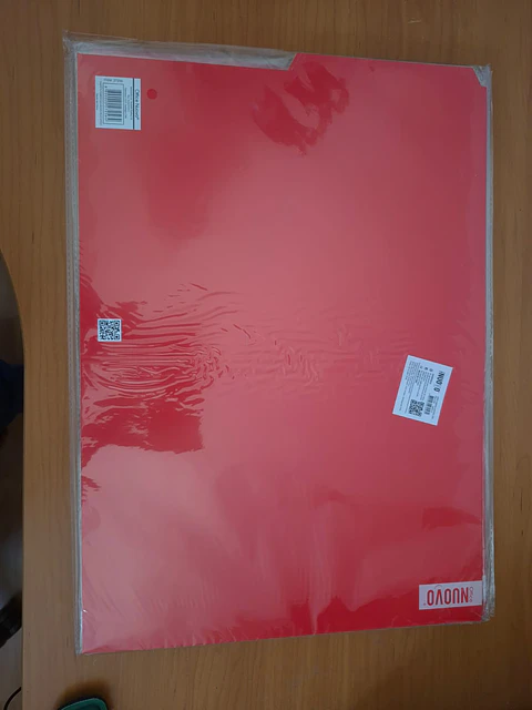 Carpeta Cartón Oficio Rojo