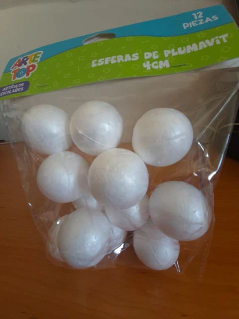 Pelota de Plumavit 6 Cmsx 4 U
