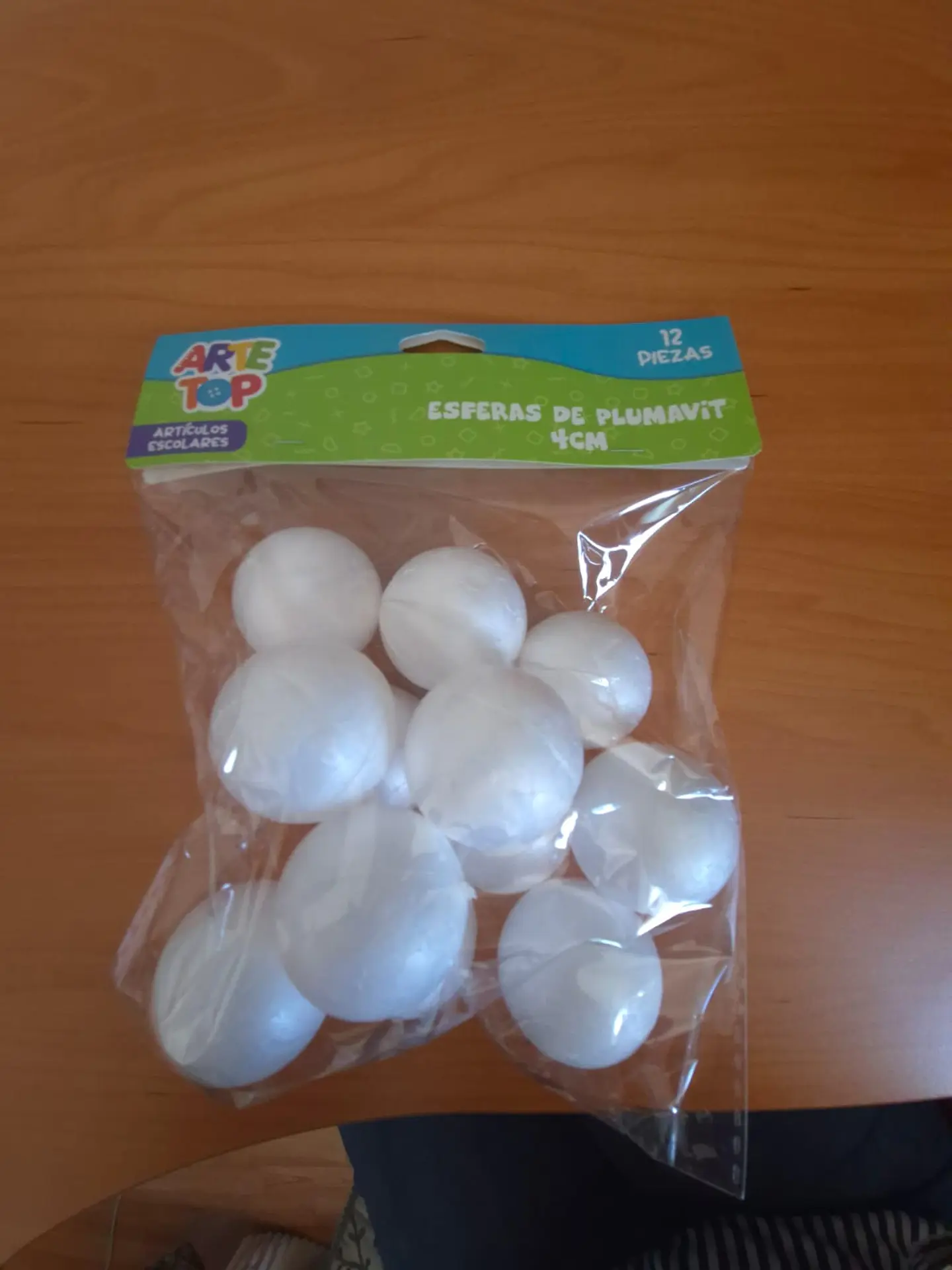 Pelota de Plumavit 4 Cmsx 12 U 3