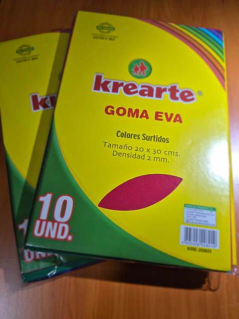 Goma Eva Pack Surtido surtidox10