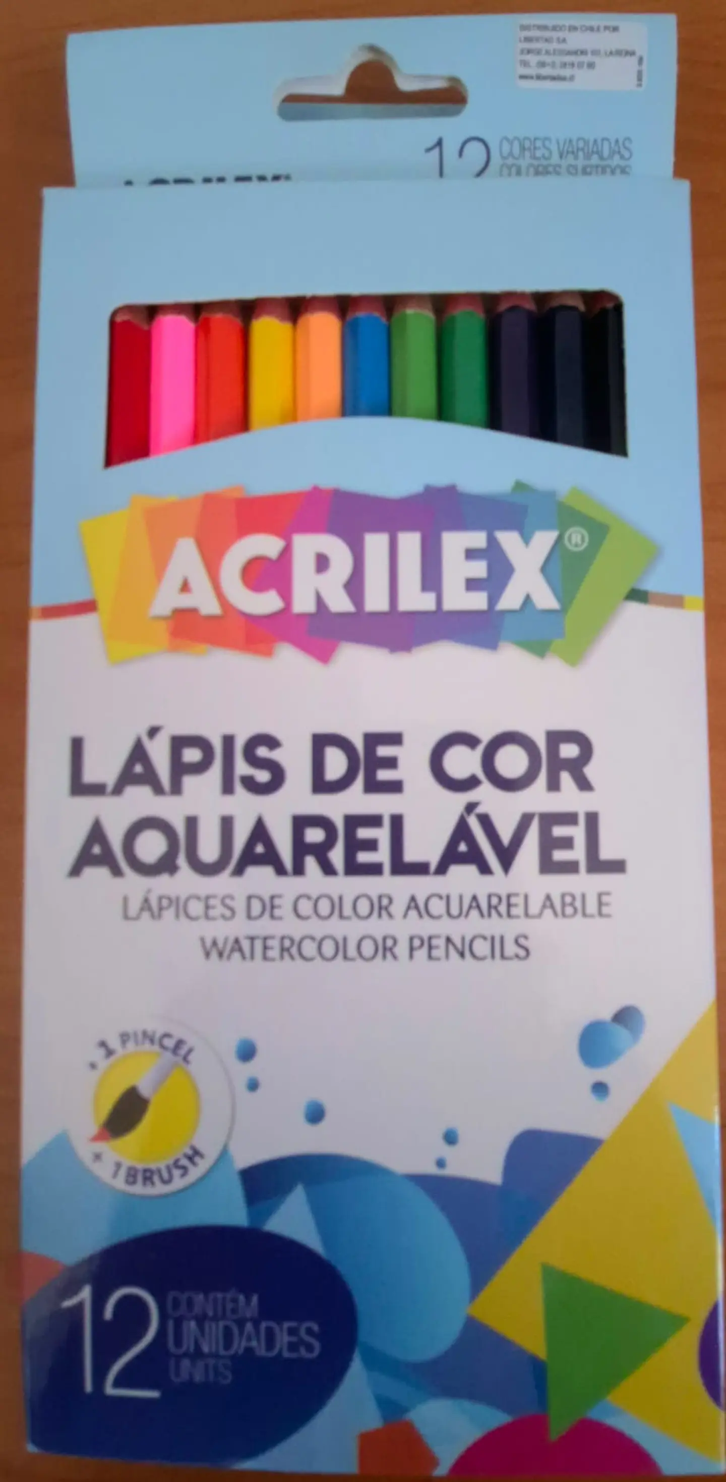 Lapices 12 Col Acuarelables 3