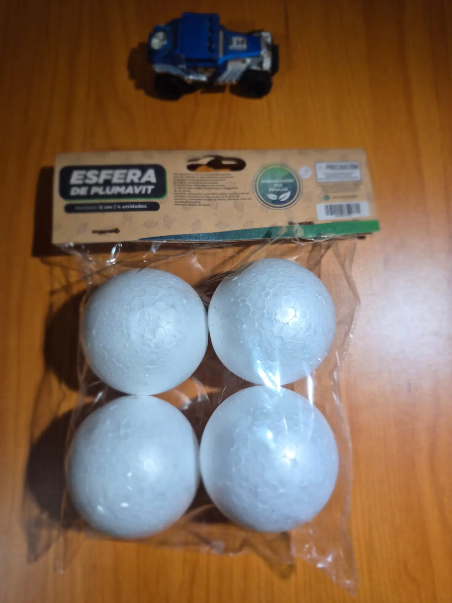 Pelota de Plumavit 6 Cmsx 4 U 6