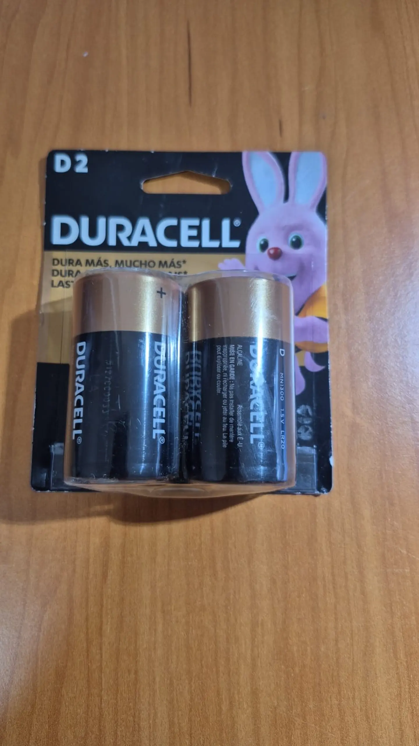 Pila Grande D Alcalina x2 Duracell 1