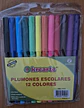 Plumón Escolar Scripto 12 Col Jumbo Krearte - Miniatura 1