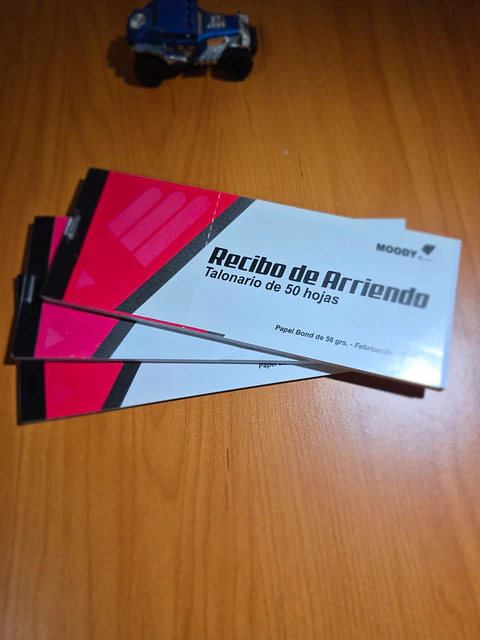 Recibo de Dinero 50 Hjs Duplic