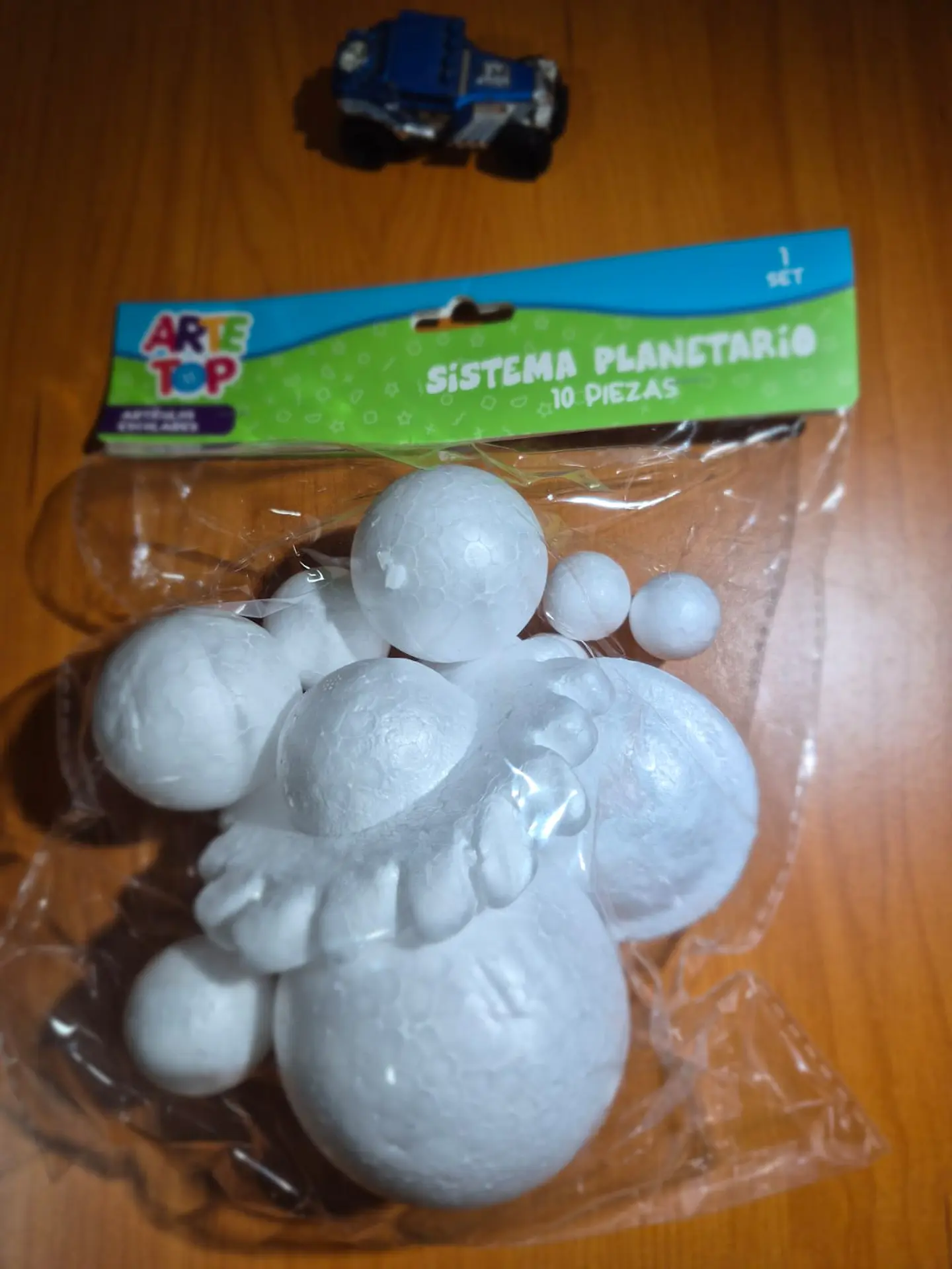 Pelota de Plumavit Sistema Solar 10 Un 1