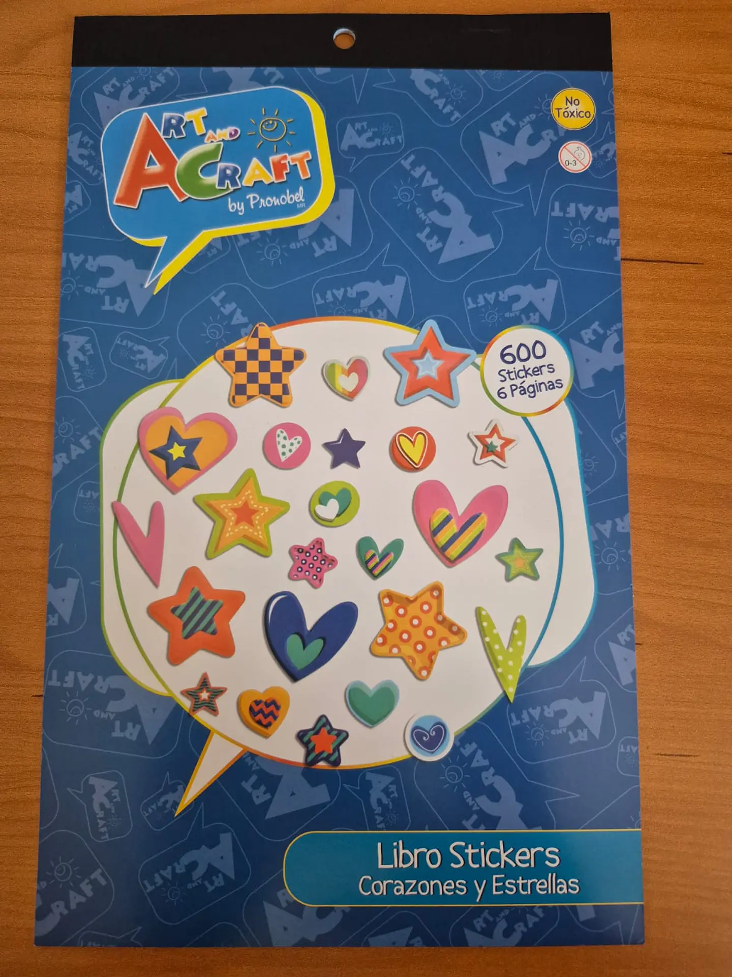 Block de Sticker Corazones y Estrellas 1