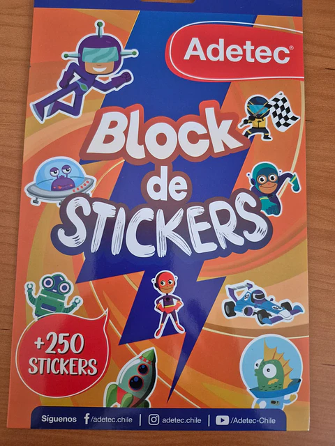 Block de Sticker Niño