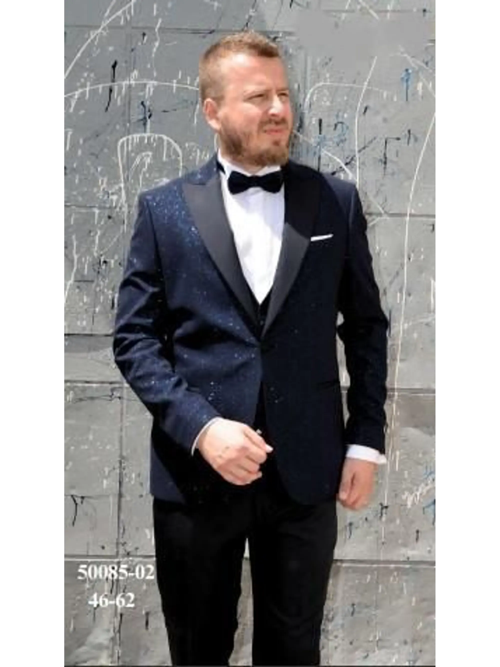 Traje Azul lúrex  1