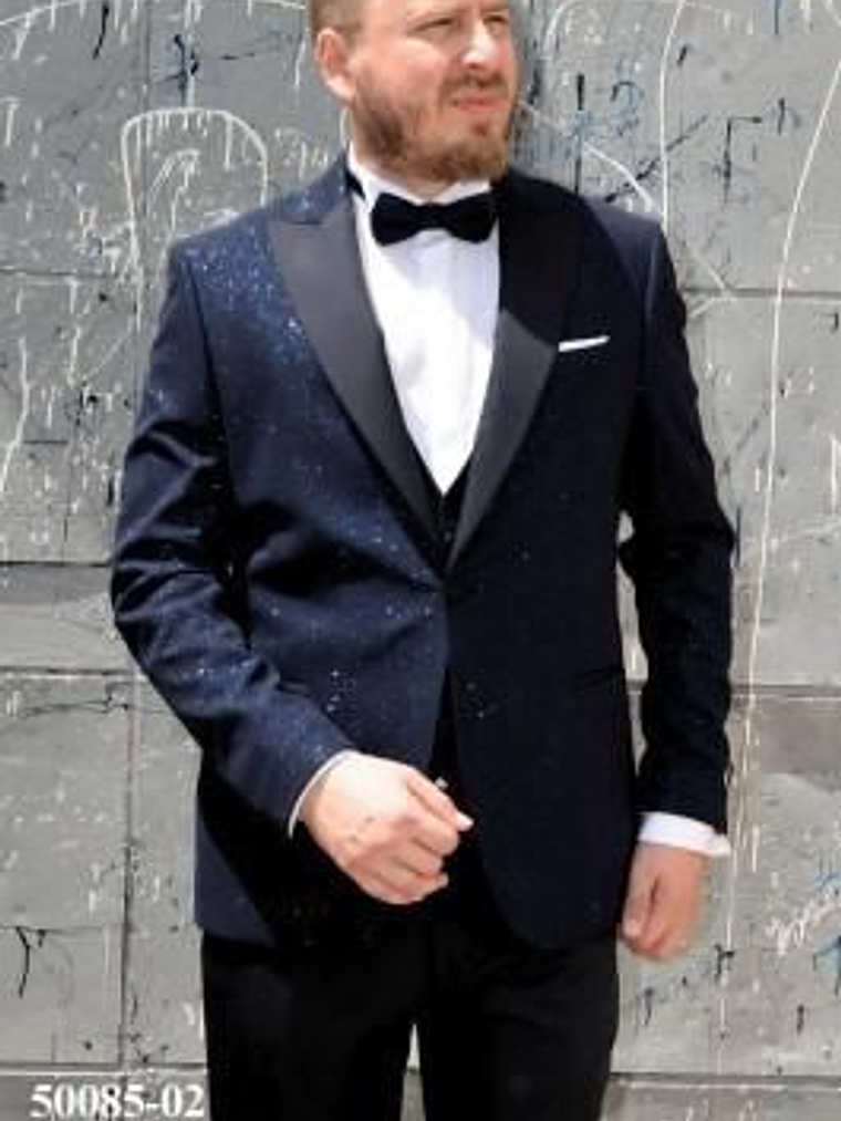 Traje Azul lúrex  1