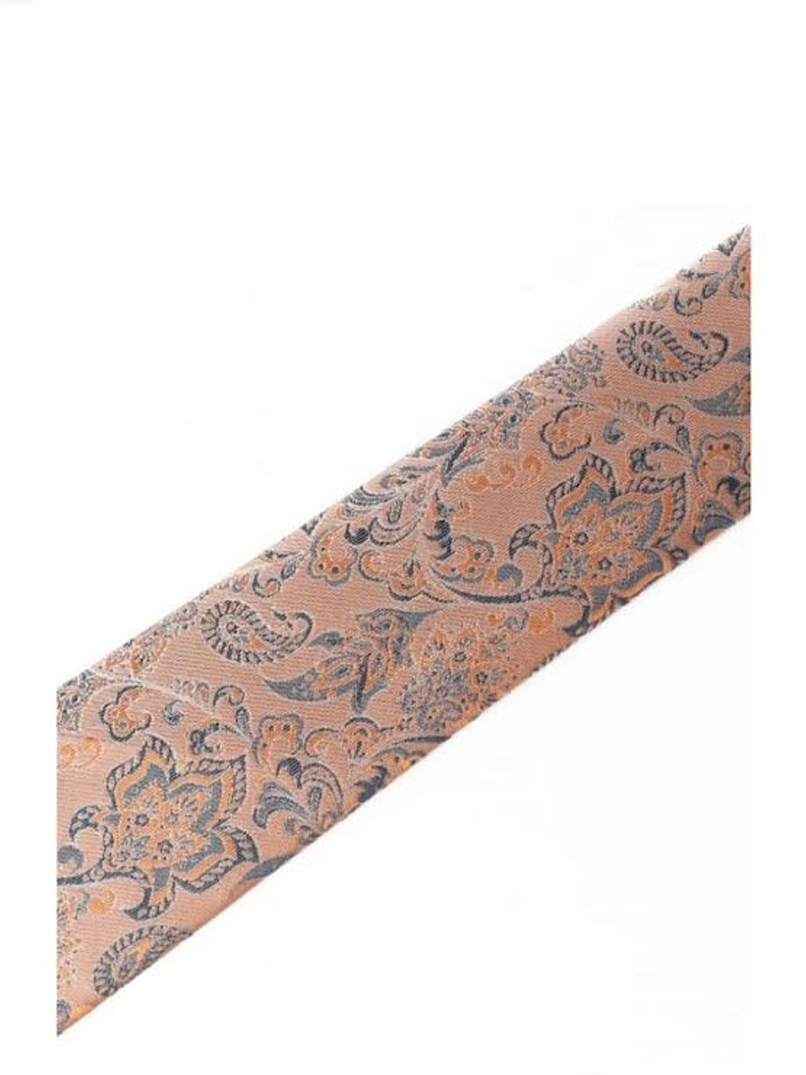 Corbata con Pañuelo (Beige Arena y Diseño) 2