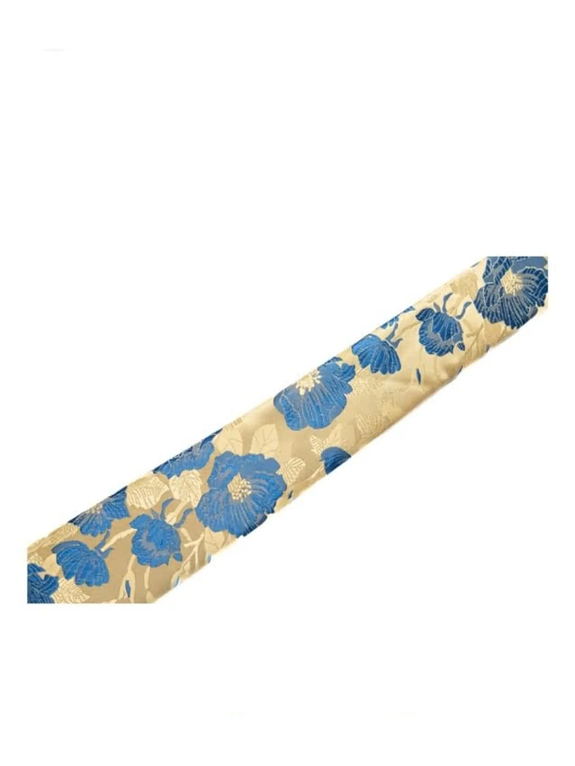Corbata con Pañuelo (Dorado y Diseño) 2