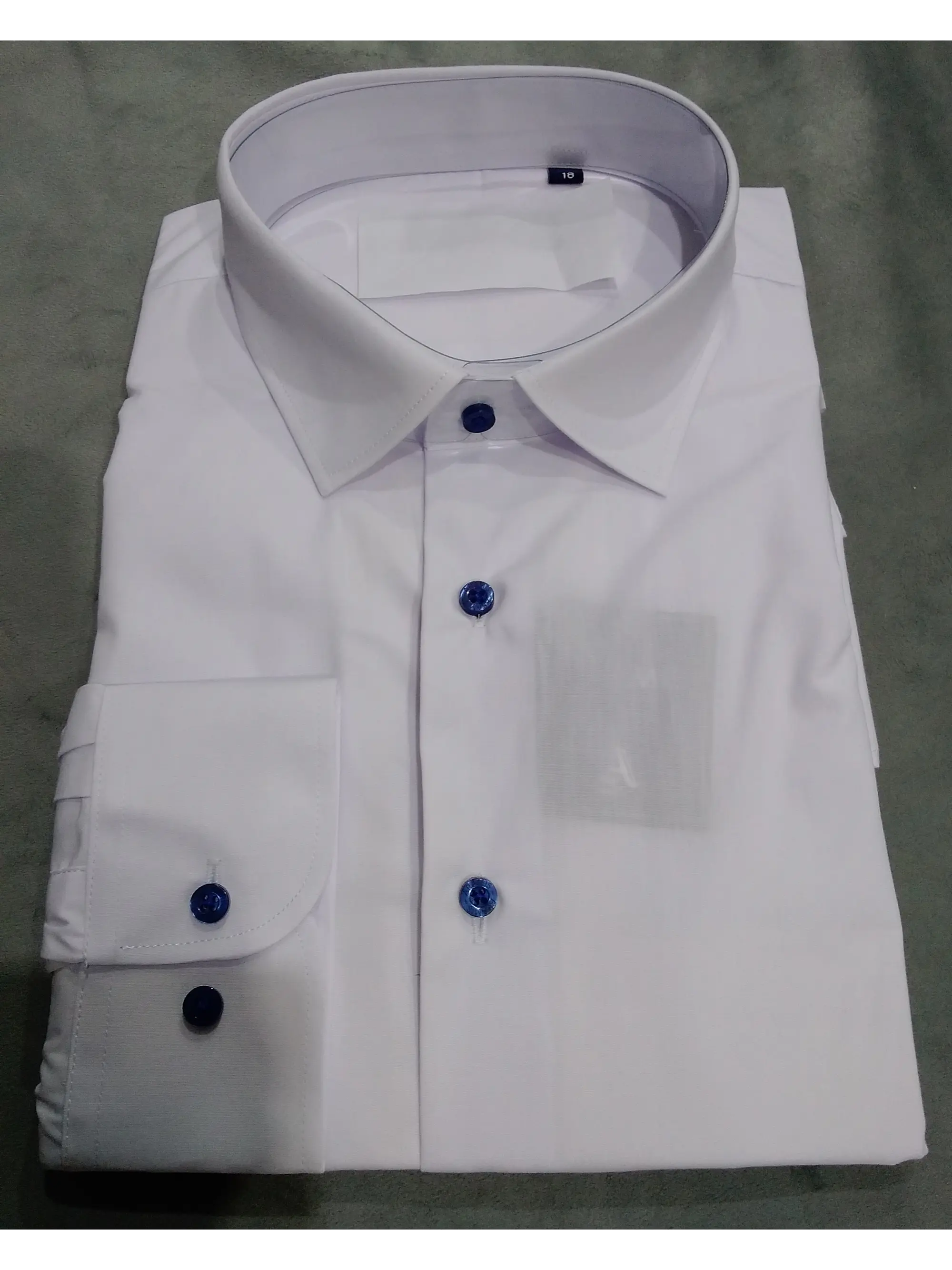 Camisa con Botones Azules  1