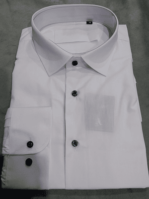 Camisa con Botones Azules 