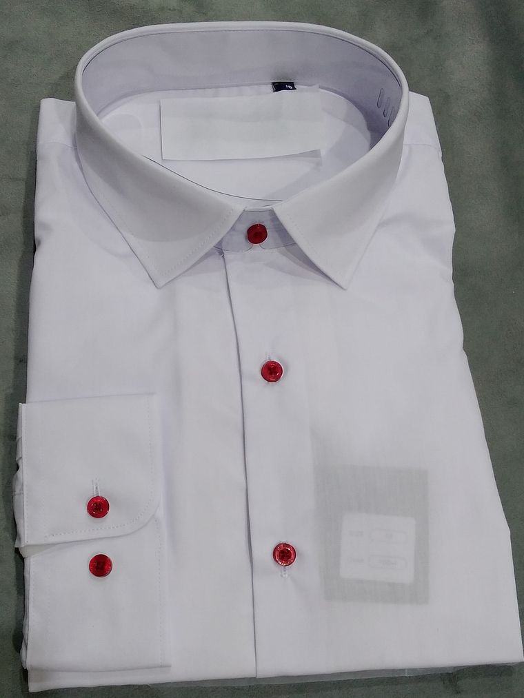 Camisa con Botones Rojos 1