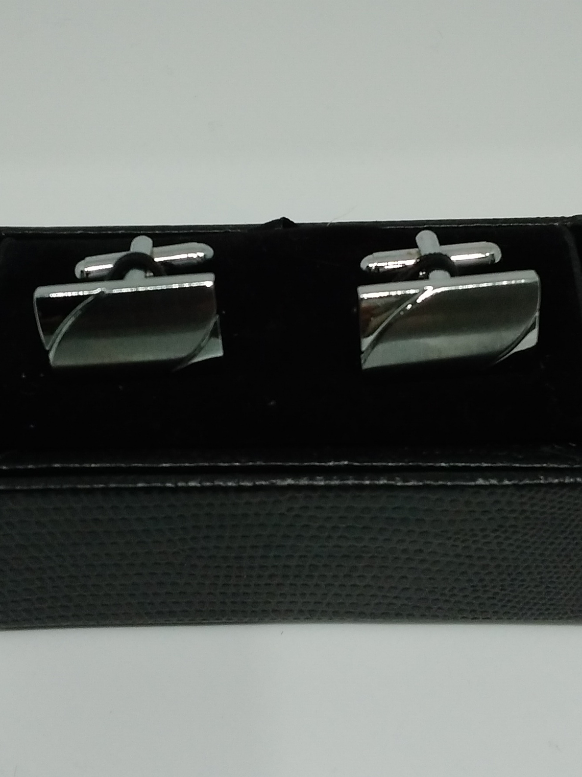 Colleras Plateadas Rectangulares (1) 1