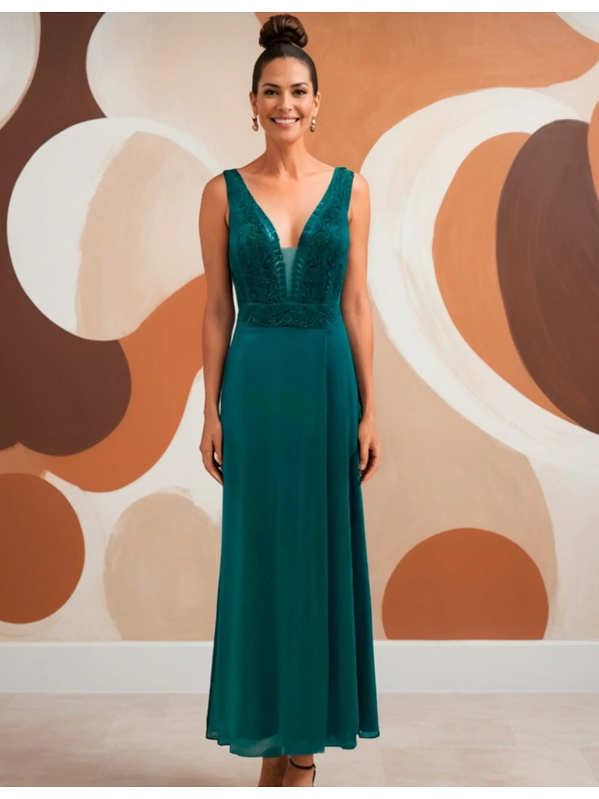 Vestido Largo Verde  1