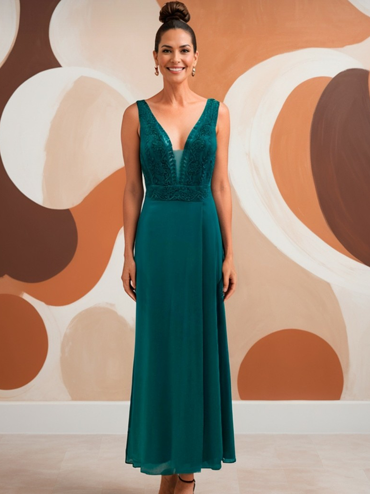 Vestido Largo Verde  1