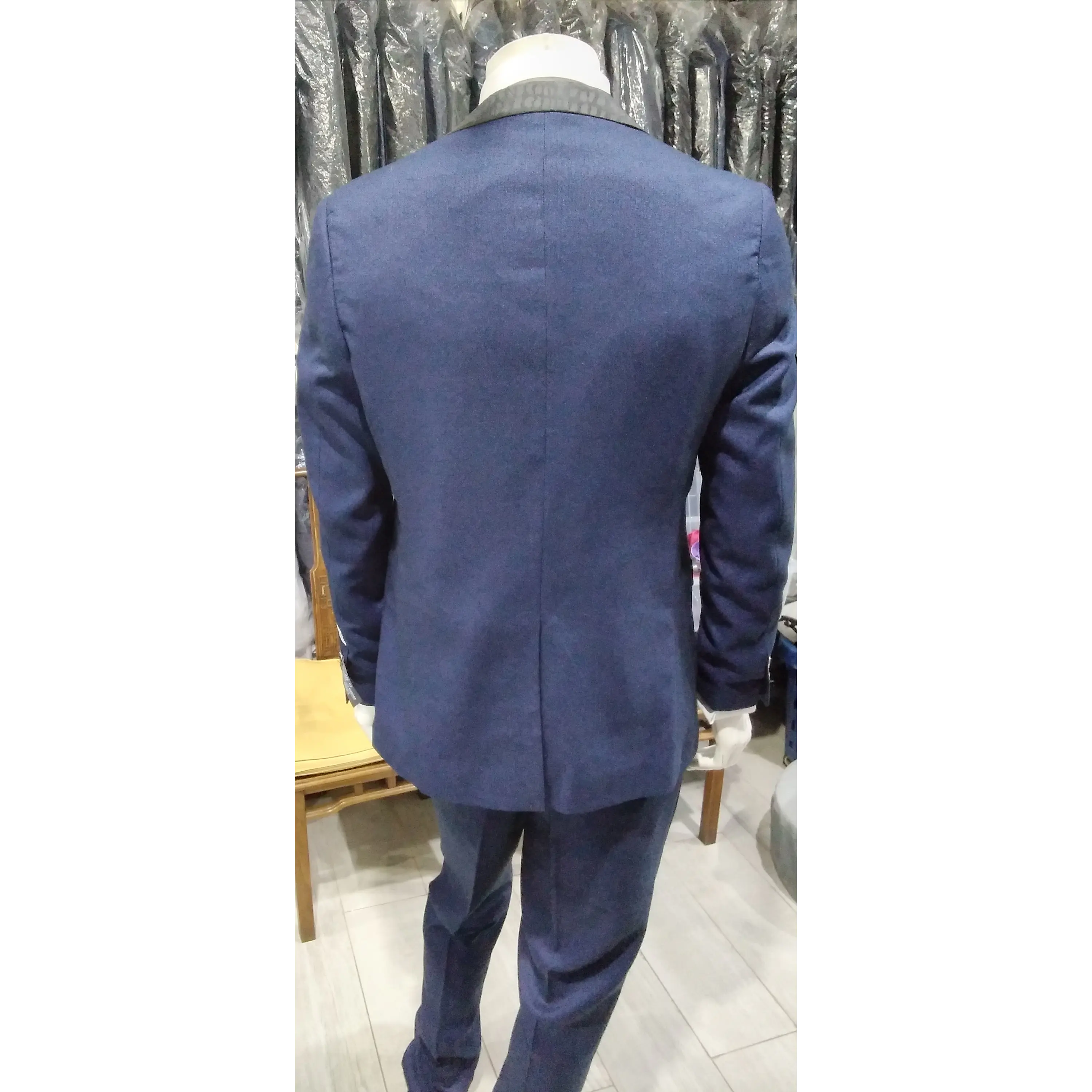 Traje Vivora Azul (Camisa, Colleras, Corbata) 2