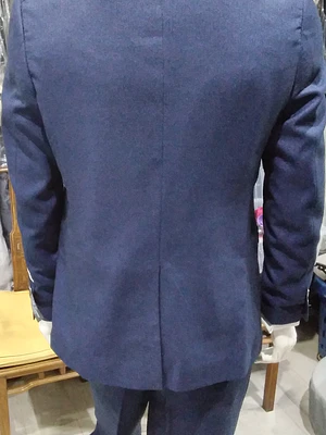 Traje Vivora Azul (Camisa, Colleras, Corbata)