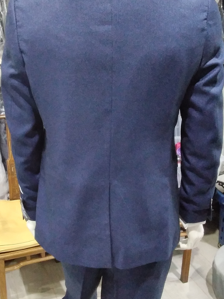 Traje Vivora Azul (Camisa, Colleras, Corbata) 2