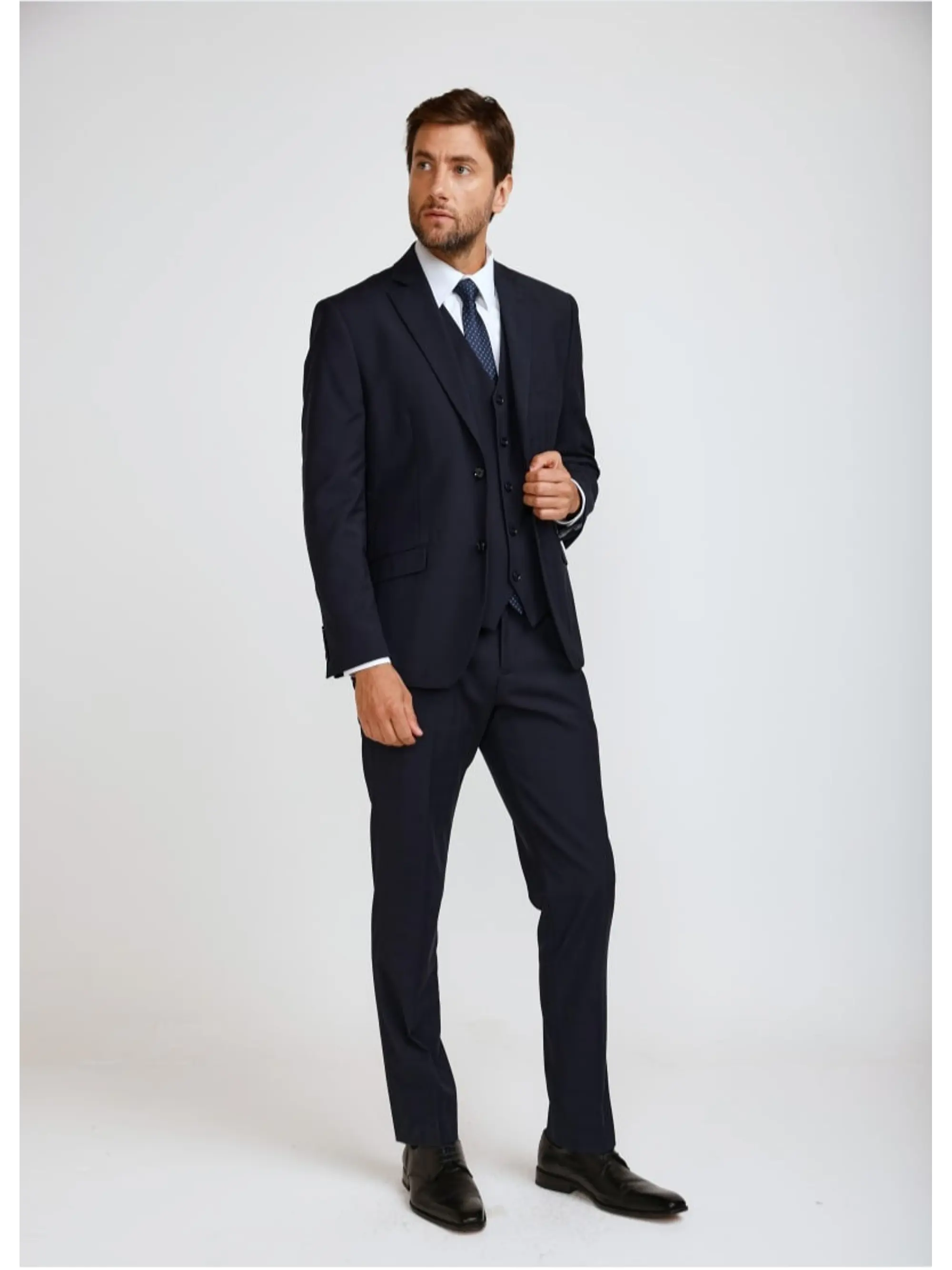 Traje Gales Azul Marino 2
