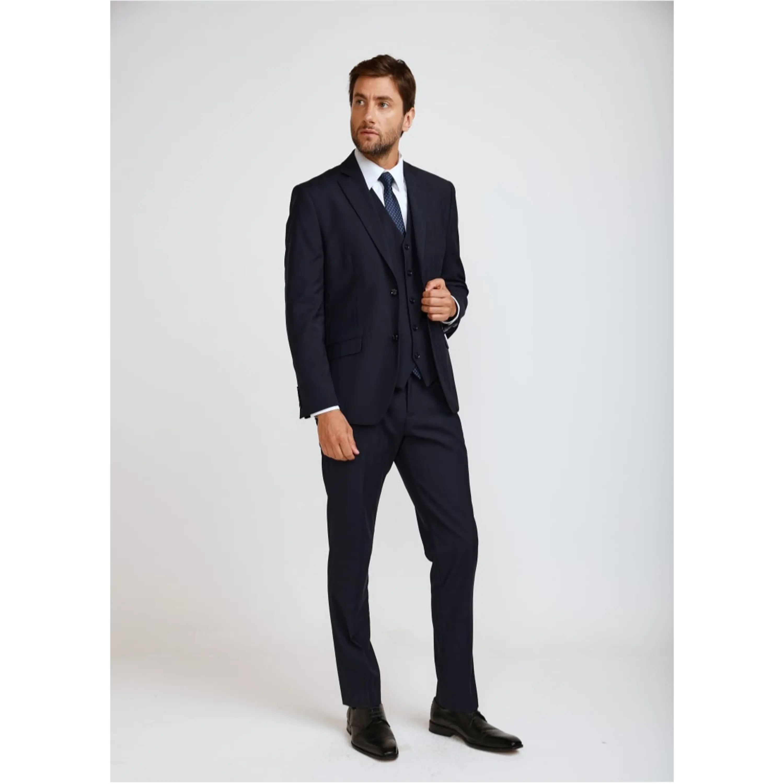 Traje Gales Azul Marino 2