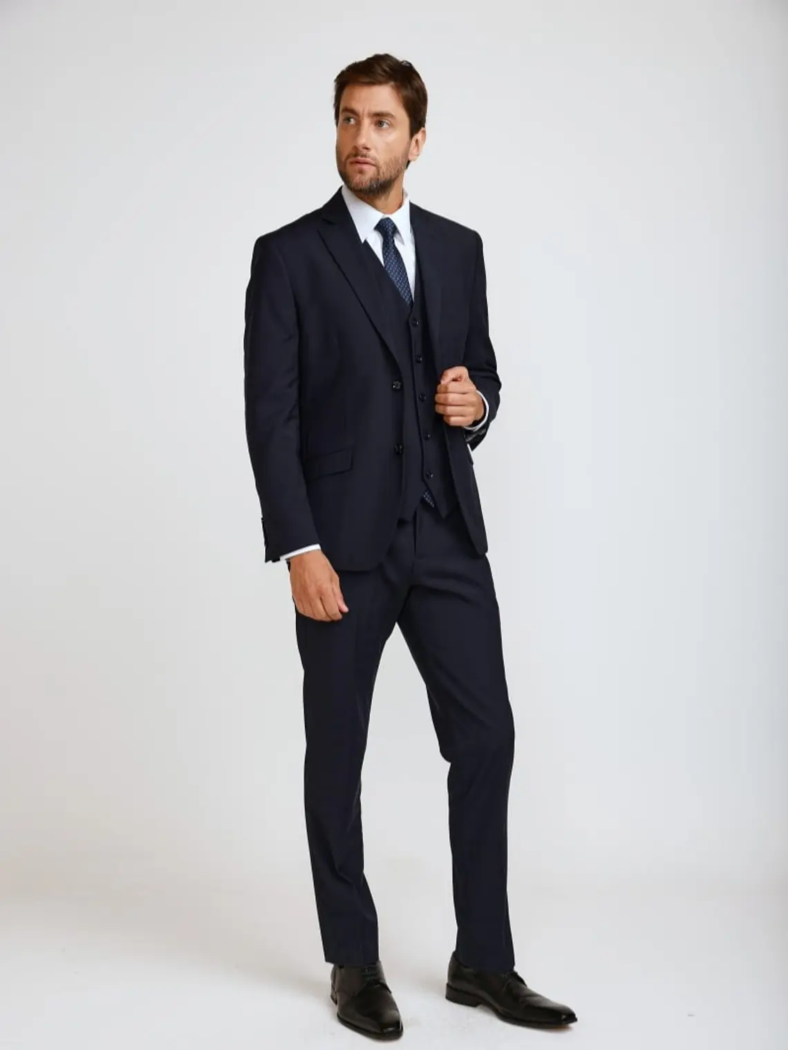 Traje Gales Azul Marino 2