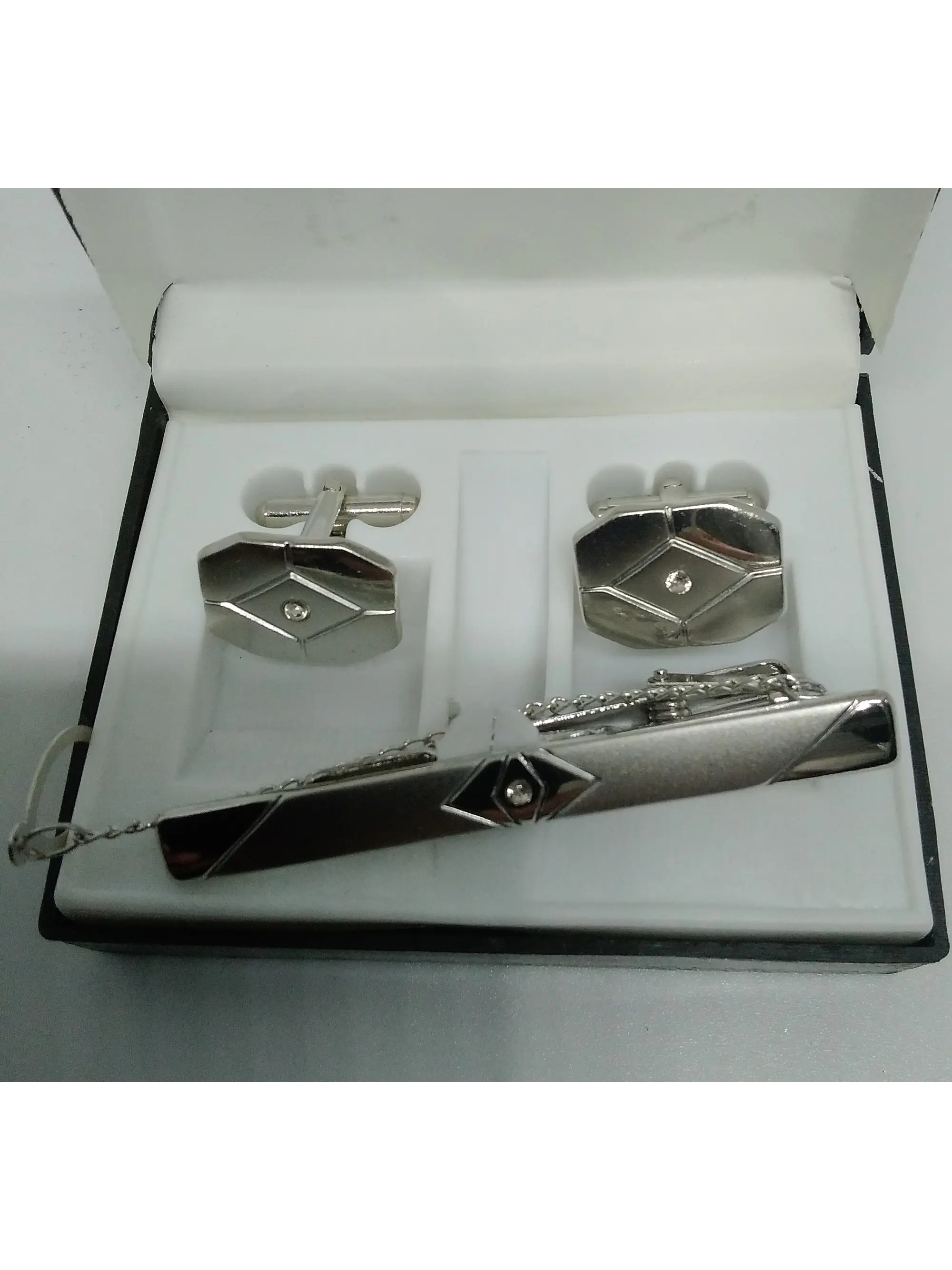 Colleras Plateadas con Clip 2