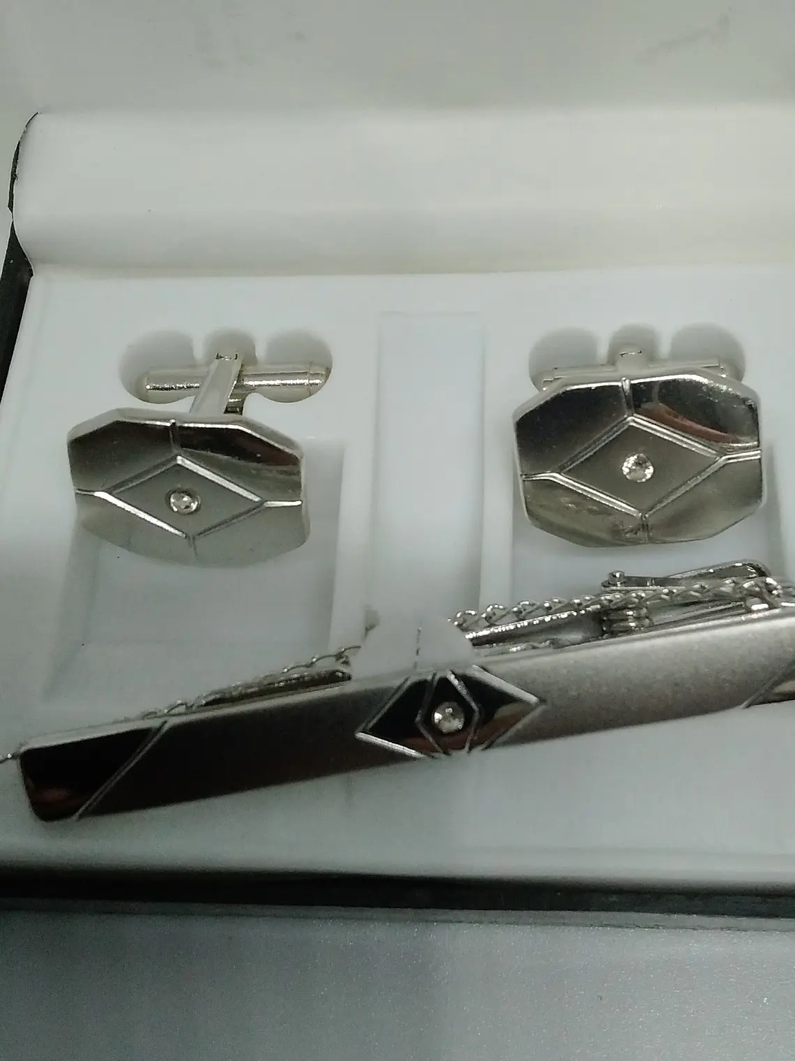 Colleras Plateadas con Clip 1