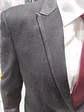 Traje Negro con Solapa Víbora - Miniatura 3