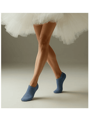 CALCETINES-CALCETAS INVISIBLES DE MUJER CON SILICONA.  MBI001