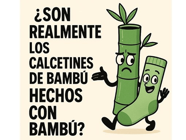 ¿SON REALMENTE LOS CALCETINES DE BAMBÚ HECHOS CON BAMBÚ?