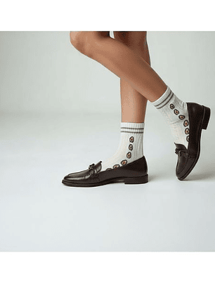 CALCETINES VERDE AVOCADO DE MUJER.  MAD001