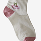 CALCETÍN DE ALGODÓN CEREZA DE MUJER - Miniatura 4