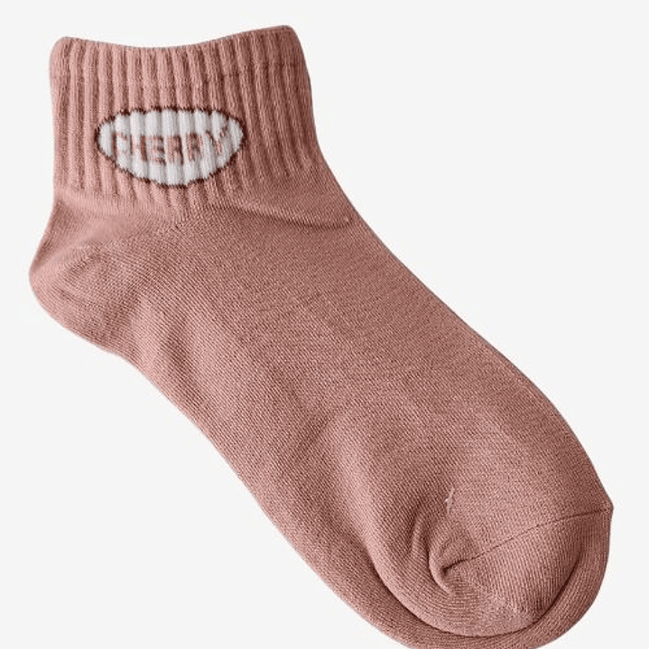 CALCETÍN DE ALGODÓN CEREZA DE MUJER 5