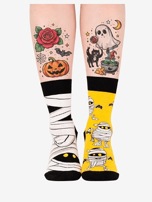 CALCETINES DE ALGODON FANTASIA  MUMMY ALEGRE DISPARES  