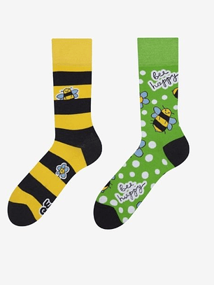 CALCETINES DE ALGODON FANTASIA  ALEGRE DISPARES HAPPY BEE
