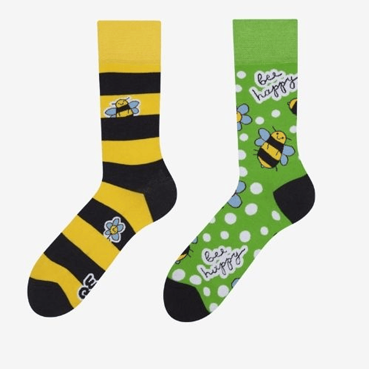 CALCETINES DE ALGODON FANTASIA  ALEGRE DISPARES HAPPY BEE 1