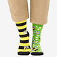 CALCETINES DE ALGODON FANTASIA  ALEGRE DISPARES HAPPY BEE - Miniatura 2