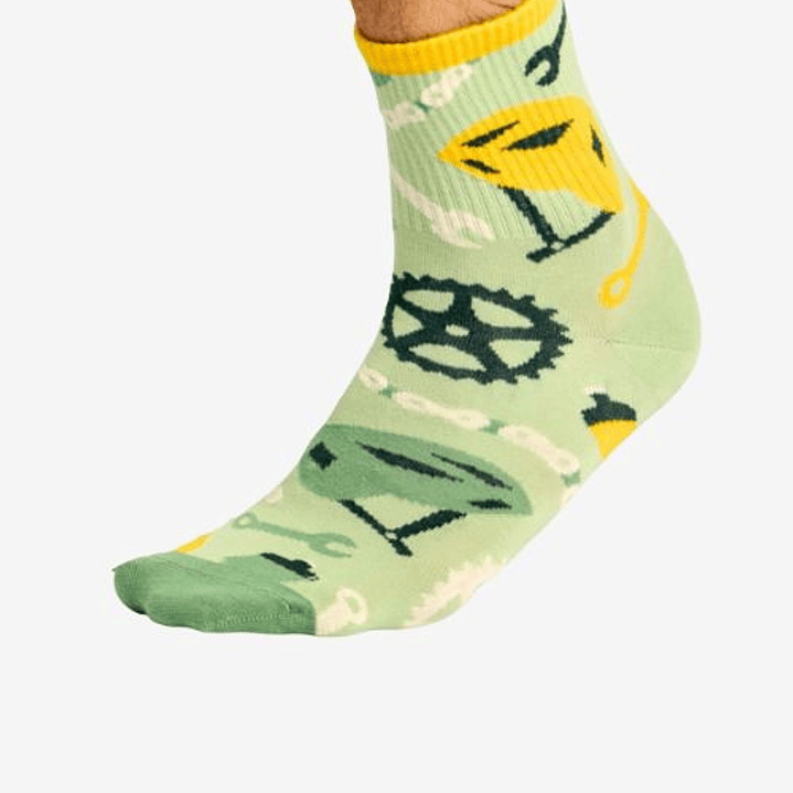 CALCETINES DE ALGODON FANTASIA  ALEGRE DISPARES BICI 4