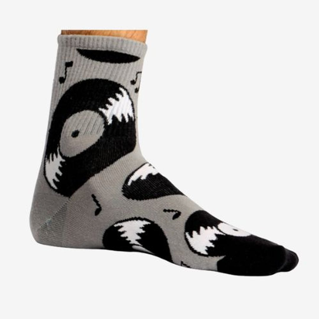 CALCETINES DE ALGODON FANTASIA  ALEGRE DISPARES VINIL LONG PLAY 3